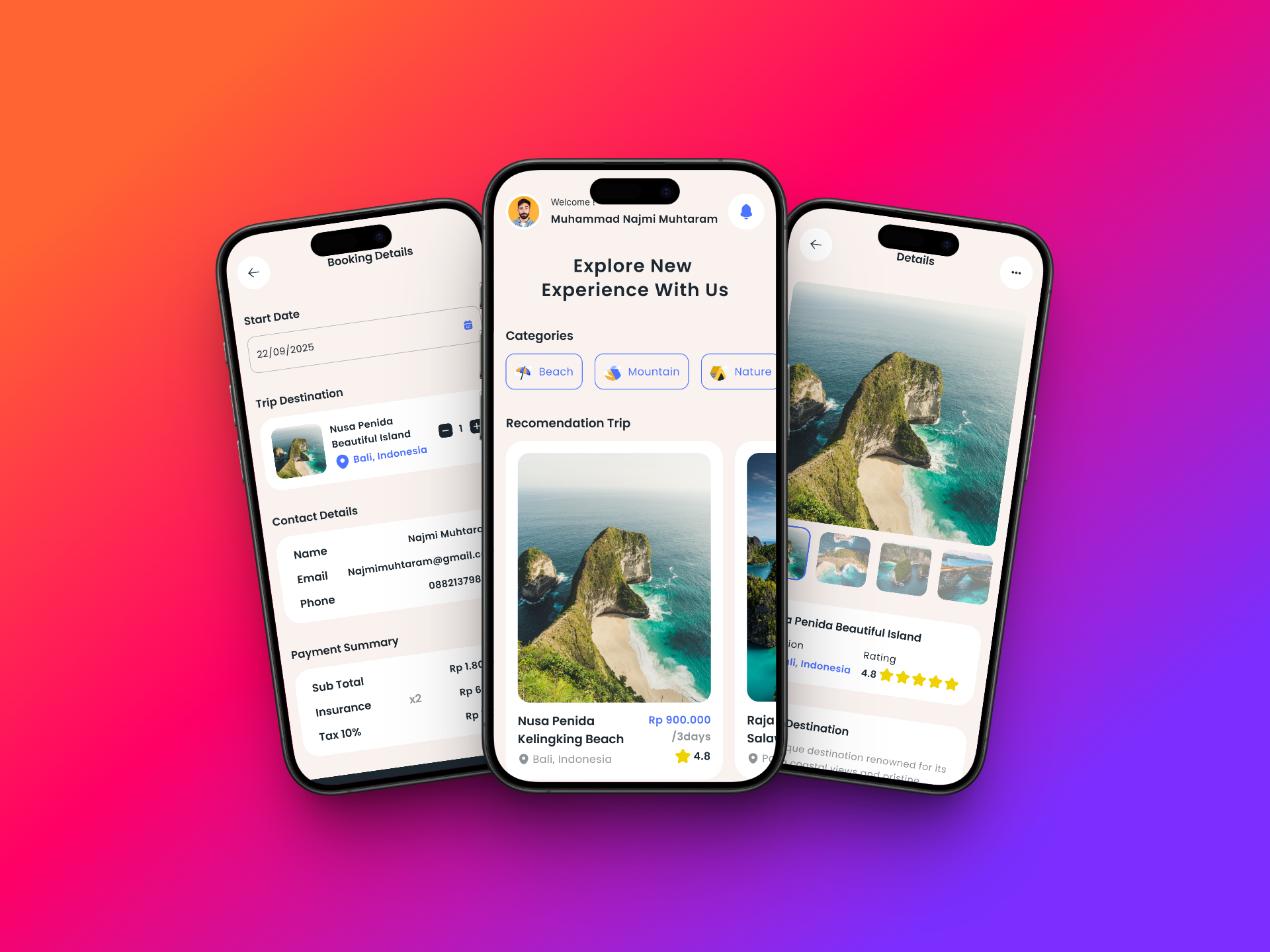 Design Mobile Travel Book