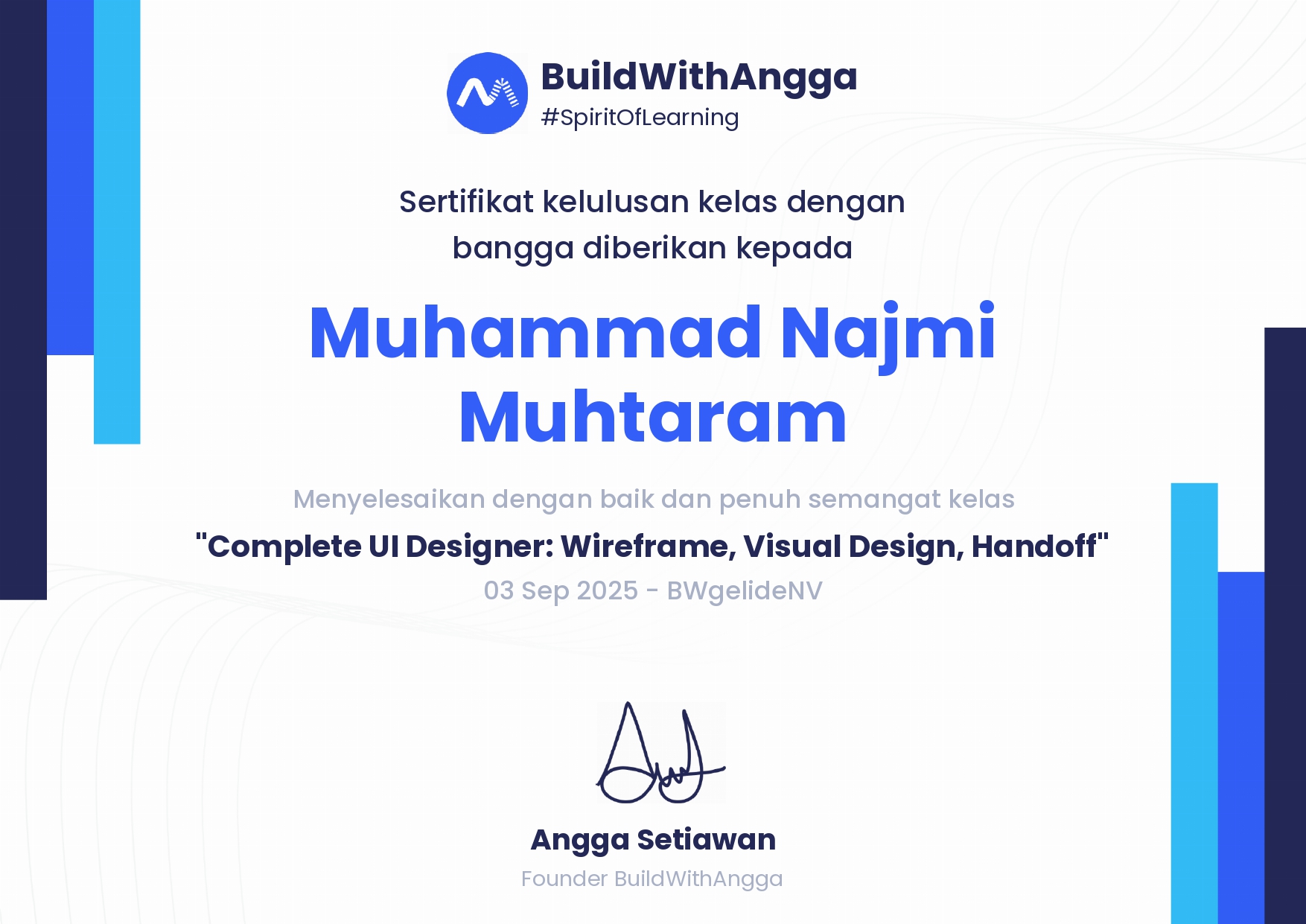 Sertifikat UIUX